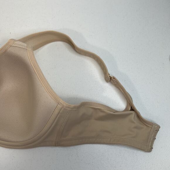 Wacoal 38C Sports Bra Contour High Impact Underwire 853209 Coolmax Beige Tan - Picture 10 of 15